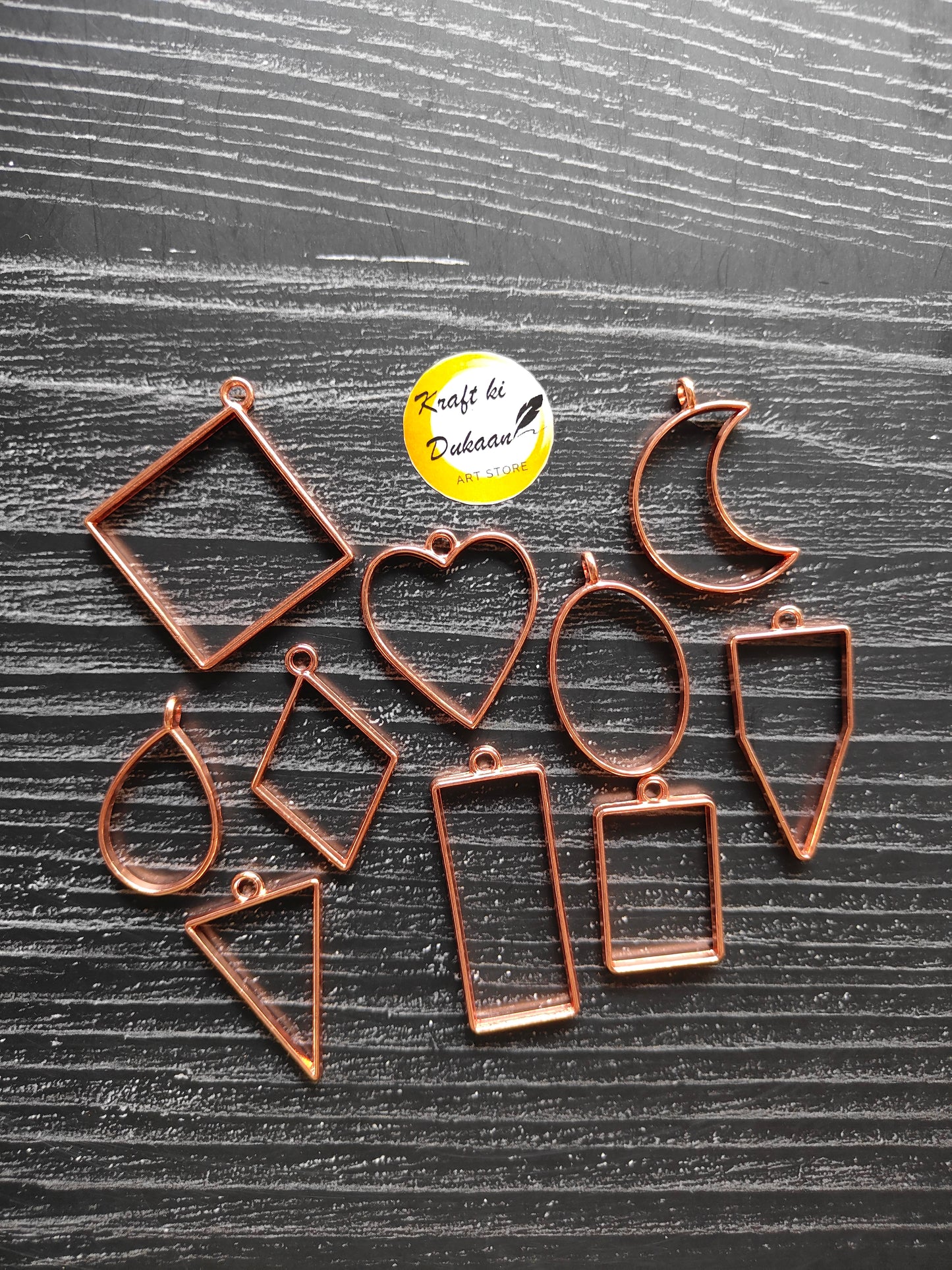 Bezel Pendant Mix 10PC Set