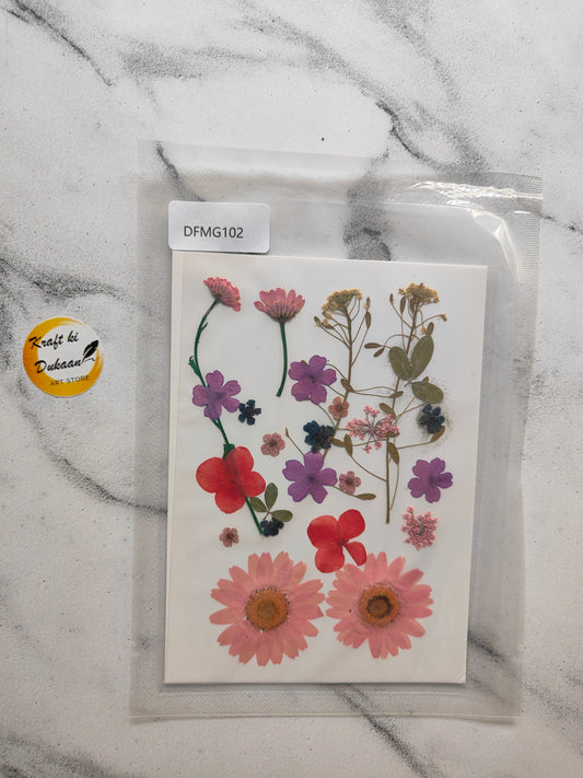 Pressed Flower Sheet Mix B31