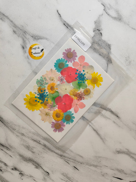 Pressed Flower Sheet Mix B5