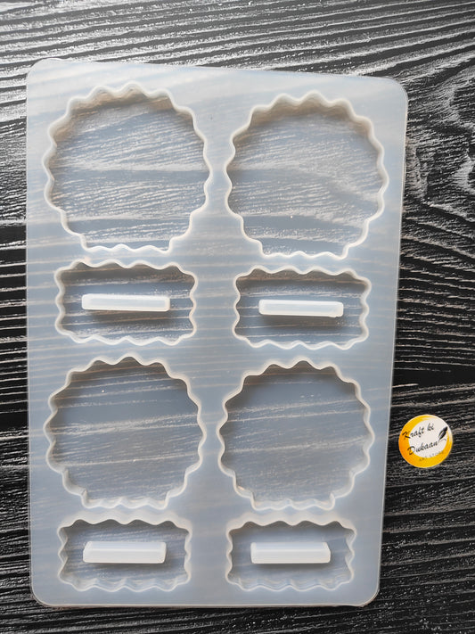 2.5" Frame Holder Agate Mould