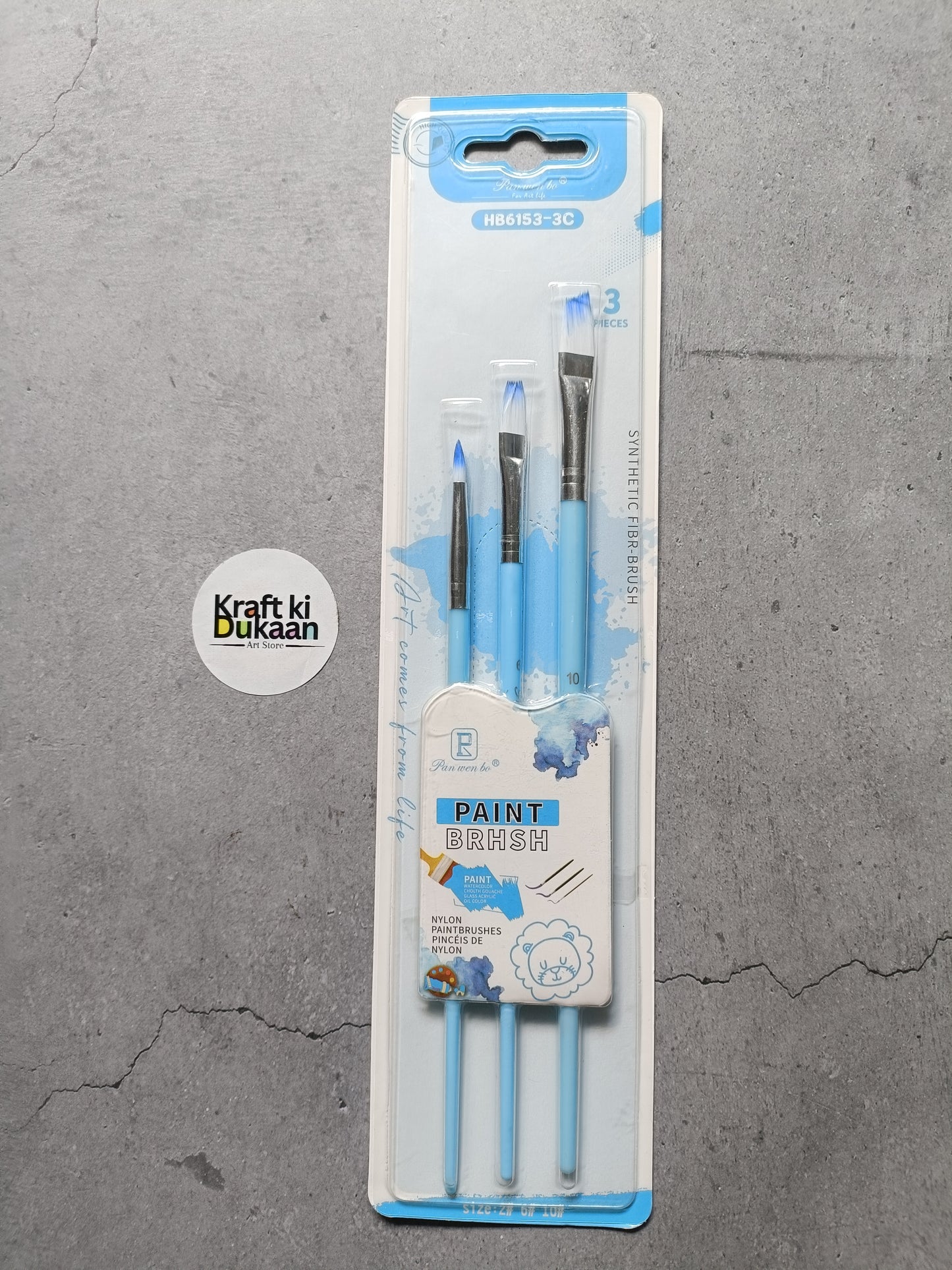 3PC Mix Paint Brush Set