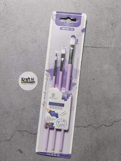 3PC Mix Paint Brush Set