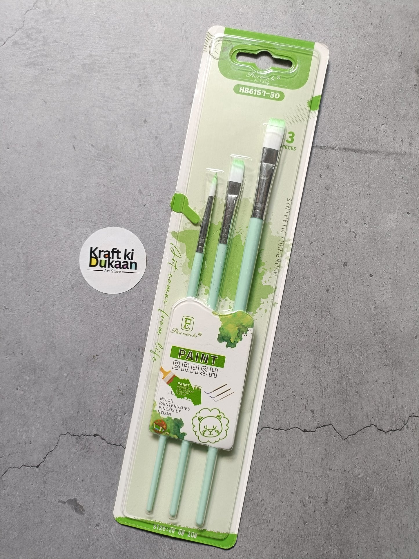3PC Mix Paint Brush Set