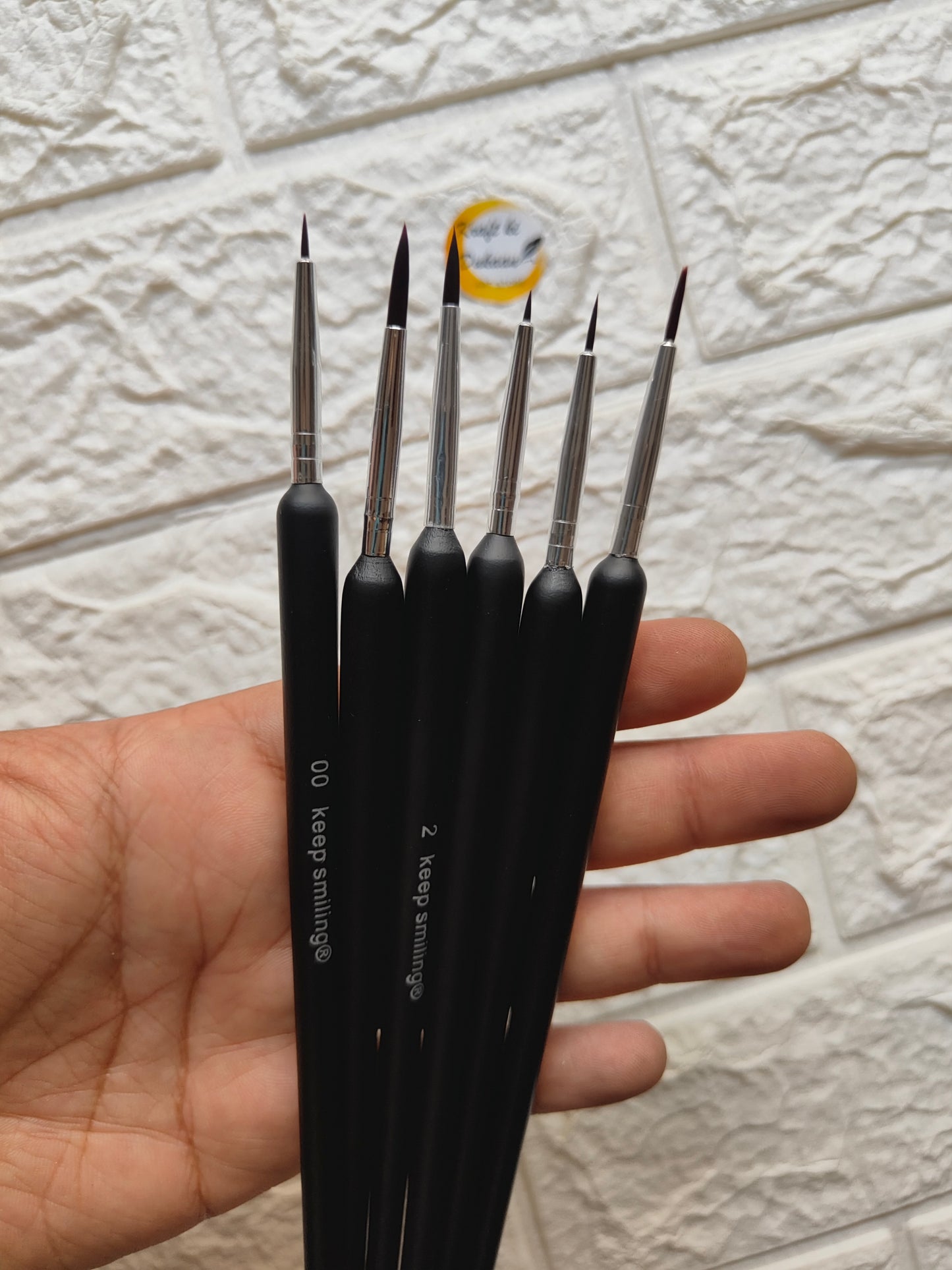 Detail Liner Brush 6PC Set A2 - Kraft ki Dukaan
