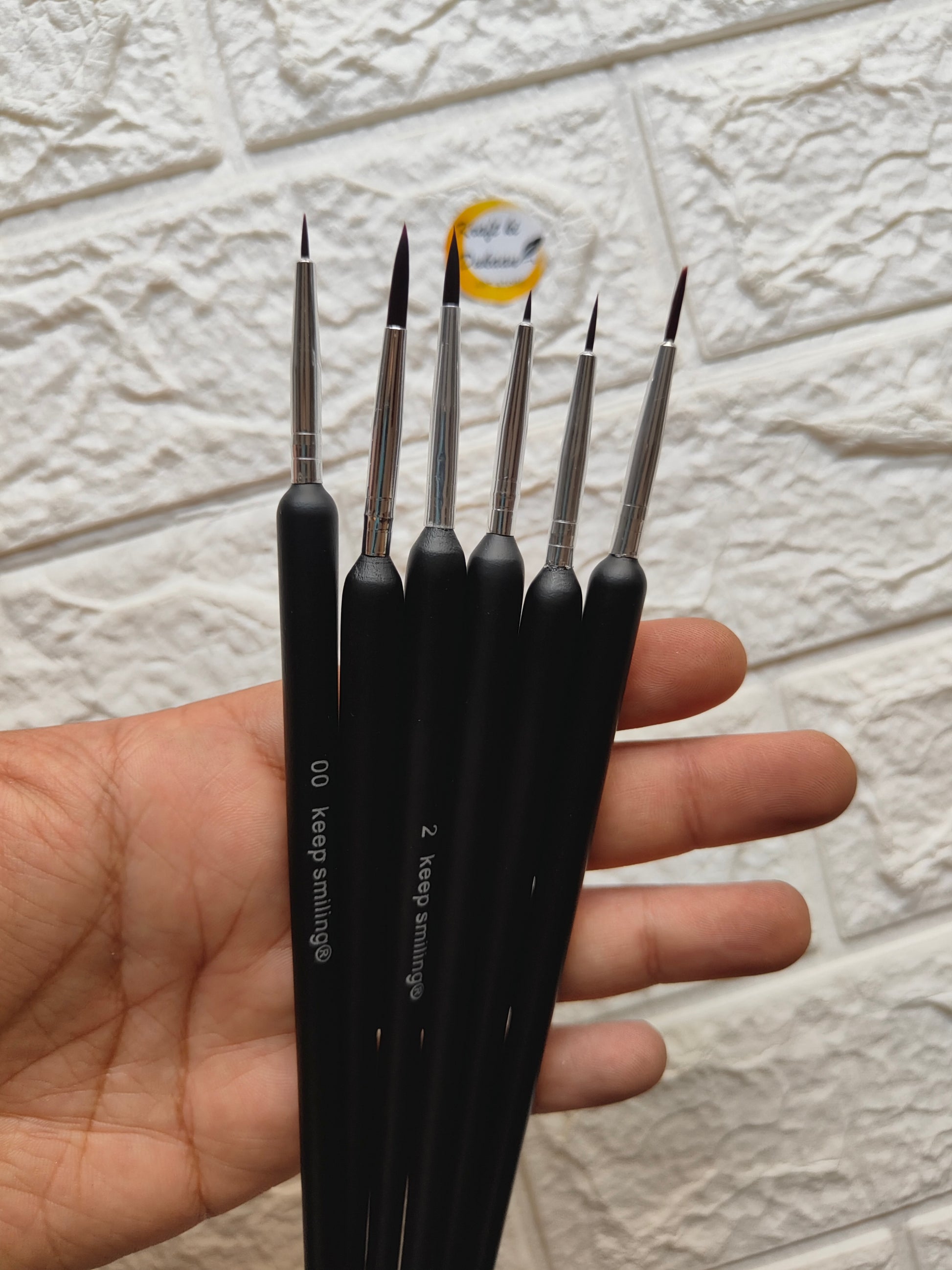 Detail Liner Brush 6PC Set A2 - Kraft ki Dukaan