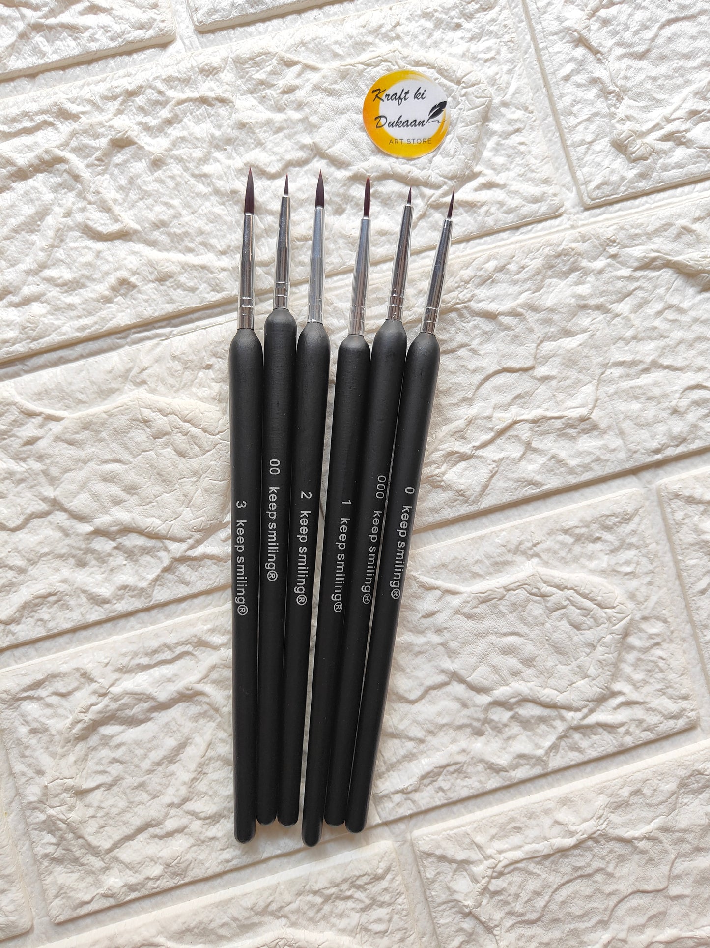 Detail Liner Brush 6PC Set A2 - Kraft ki Dukaan