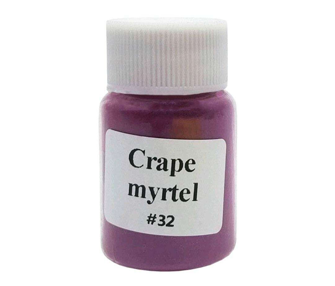 MICA Powder 10GM Crane myrtel #32 purple bottle with white cap