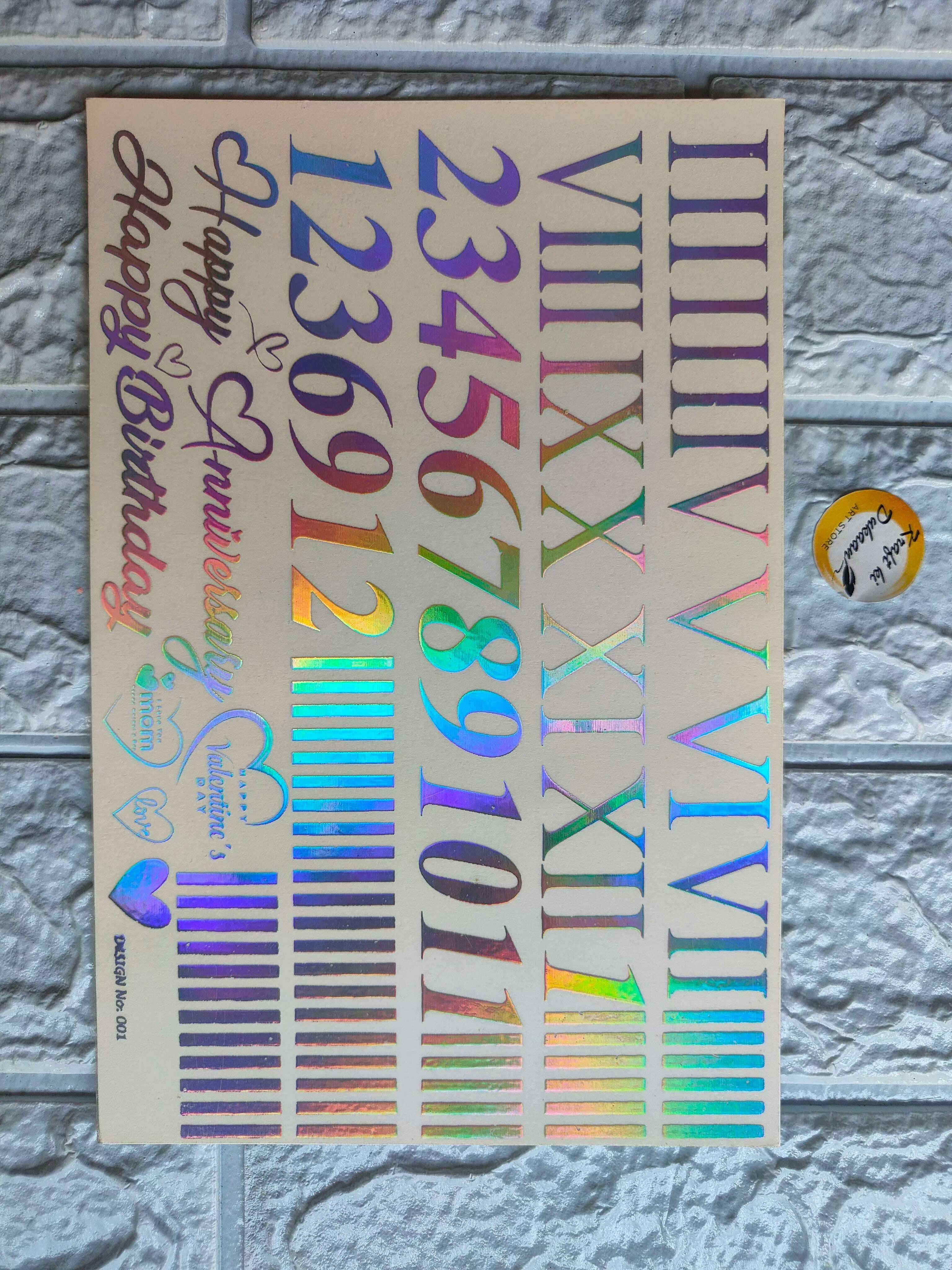 A5 Glow Sticker Sheet for Arts & Crafts | Kraft ki Dukaan