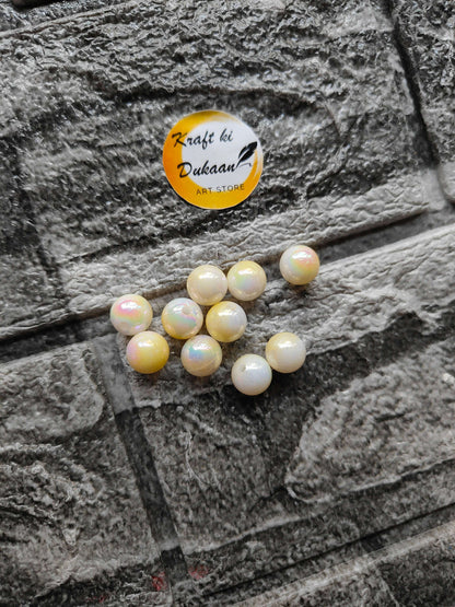 abs-rainbow-yellow-beads-flat-display-10-pieces