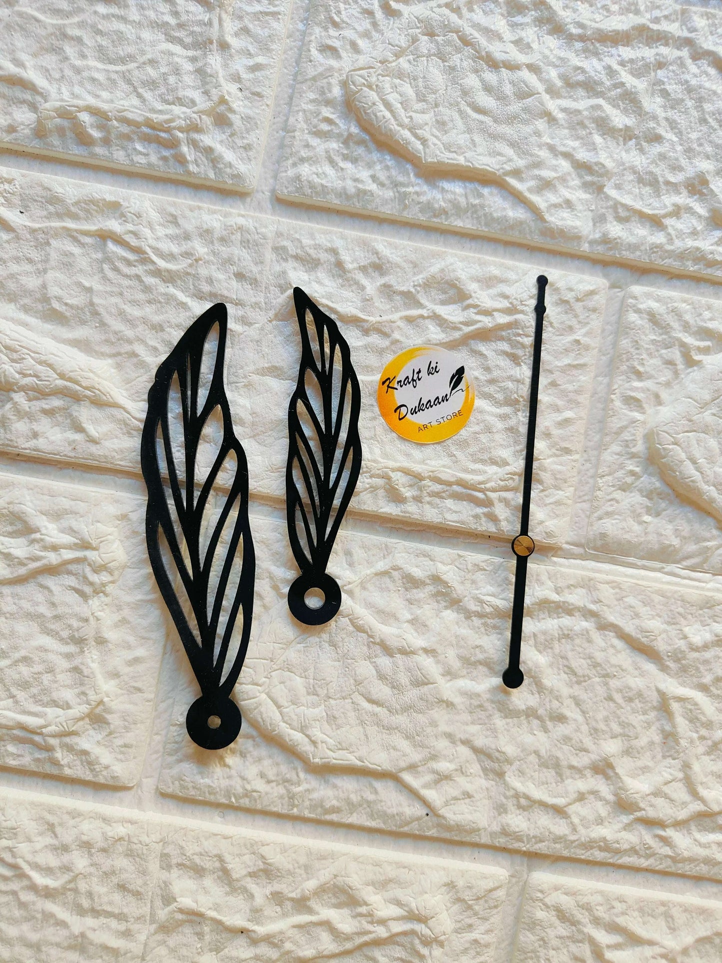 acrylic-butterfly-clock-hands-black-leaf-set