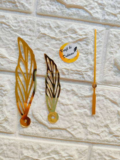 acrylic-butterfly-clock-hands-golden-leaf-design
