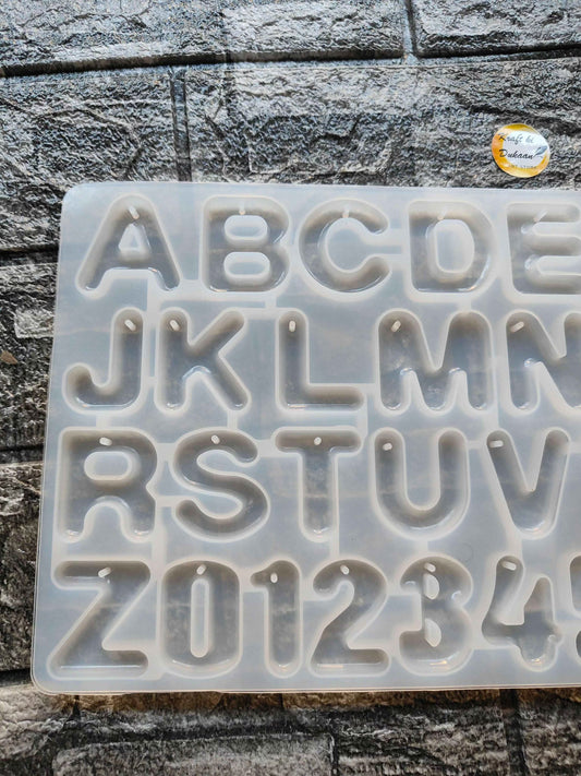 Round Alphabet Hole Mould