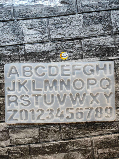 Round Alphabet Hole Mould