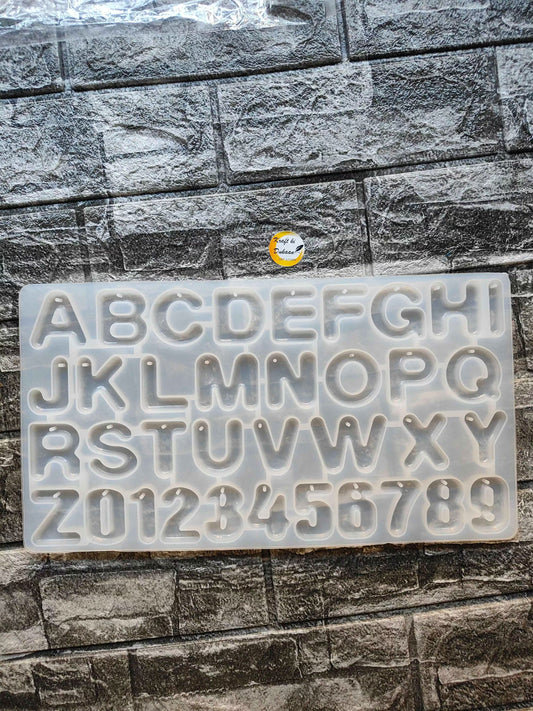 Round Alphabet Hole Mould