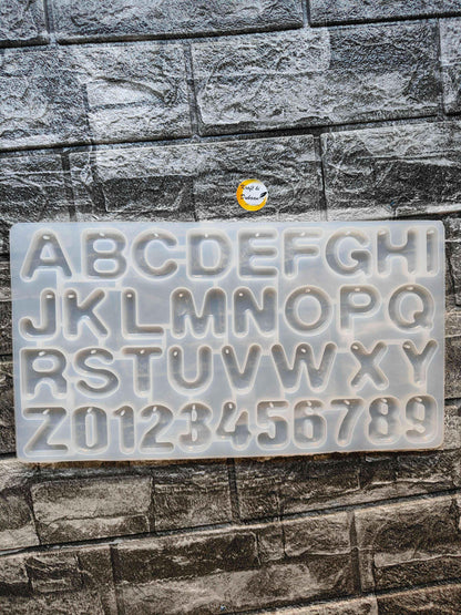 Round Alphabet Hole Mould