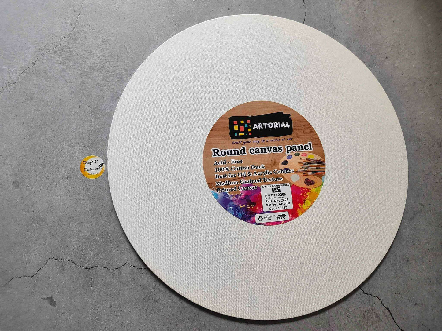 artorial-round-canvas-board-for-painting-14-inch