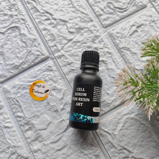 Kraft ki Dukaan Cell Serum for Resin Art in 25ml Bottle for Creating Stunning Resin Effects