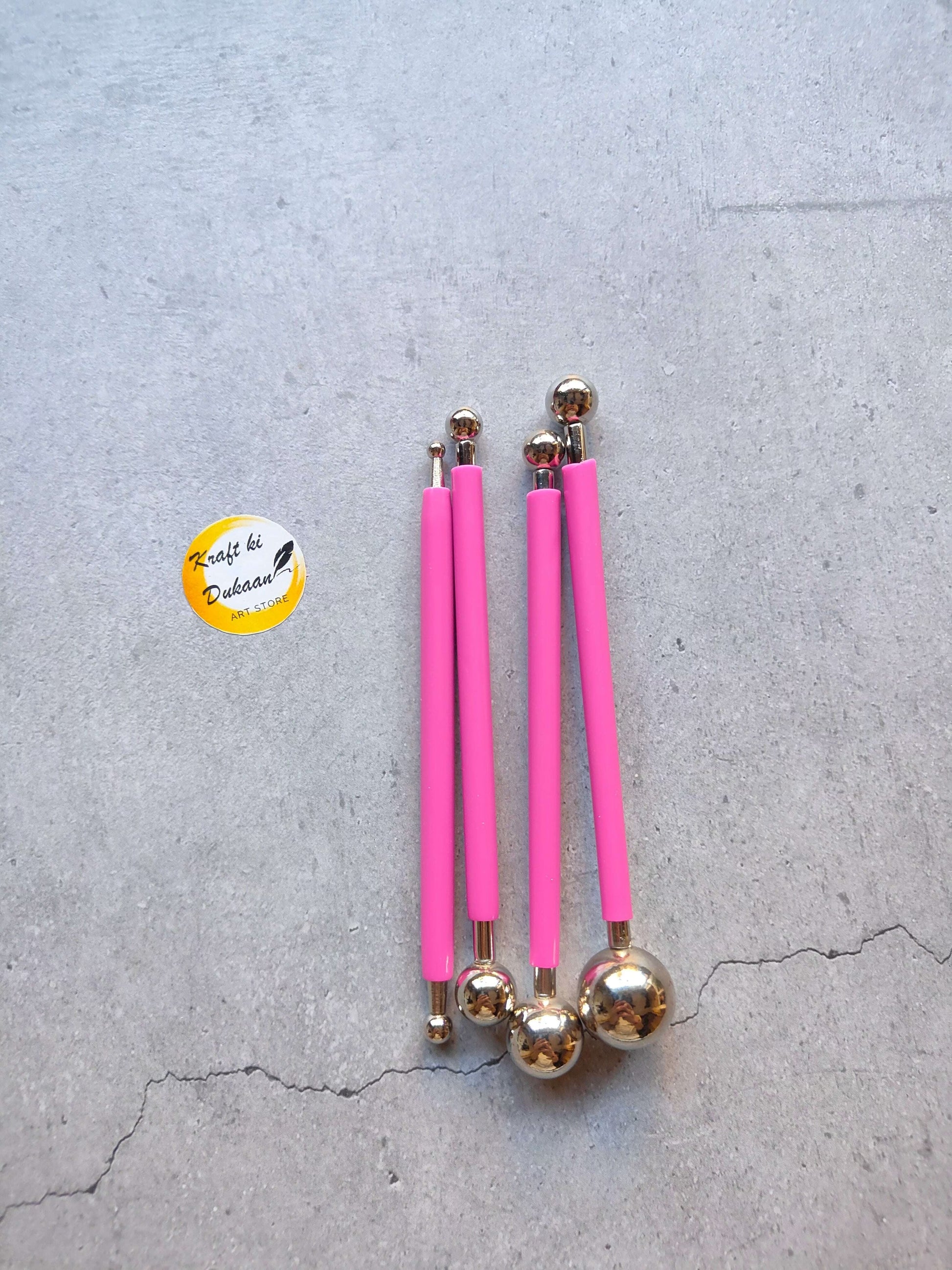 clay-modeling-tools-set-pink-handle-metal-balls