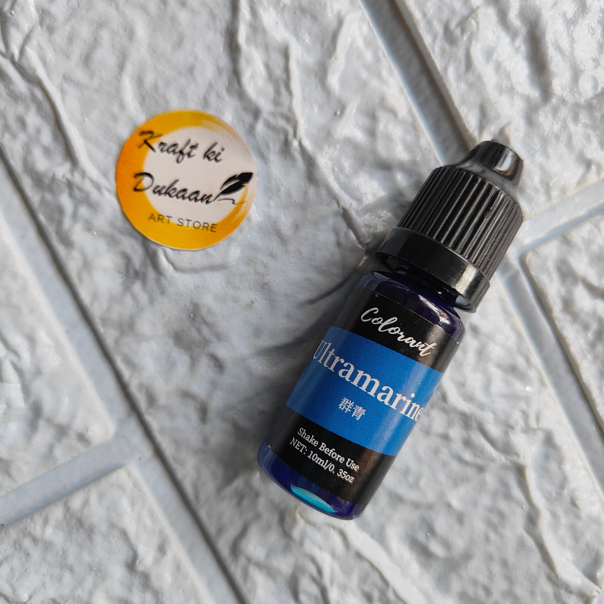 Kraft ki Dukaan Ultramarine Resin Colorant Bottle for Vibrant Art and Craft Projects