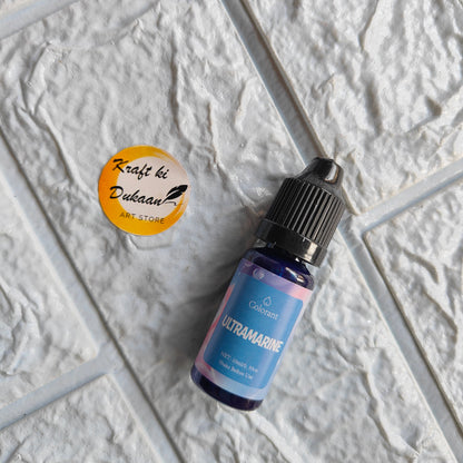 Kraft ki Dukaan Ultramarine Resin Pigment Colorant in 15ml bottle for vibrant crafting and art projects