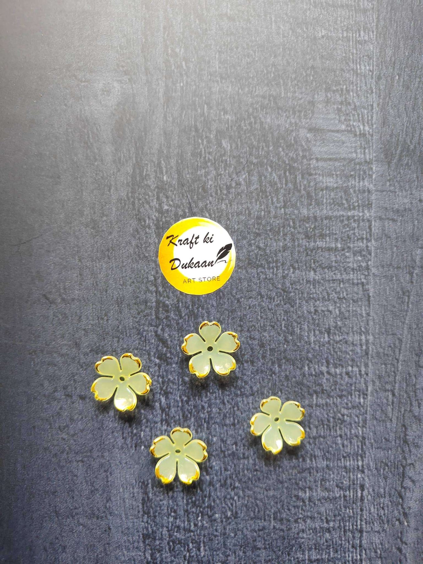 colorful-craft-beads-pack-light-green-flower-5-pieces