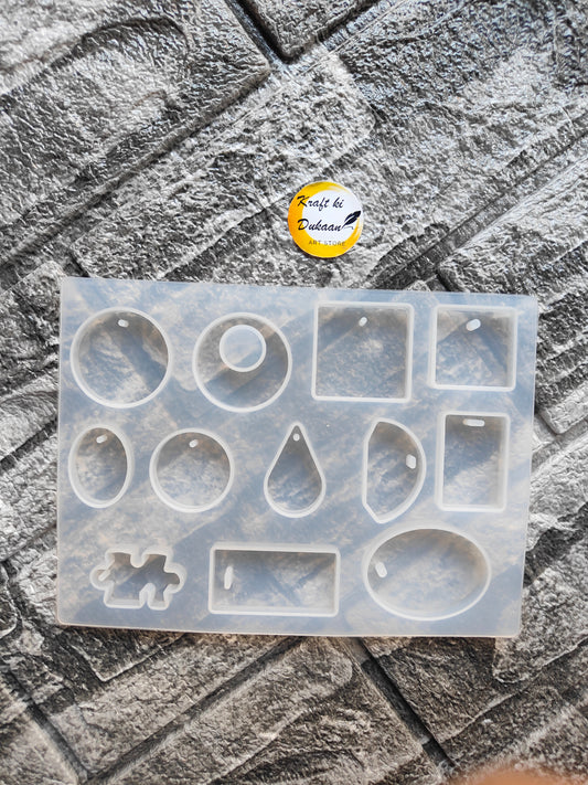 Various resin jewellery moulds for crafting unique and personalized pieces