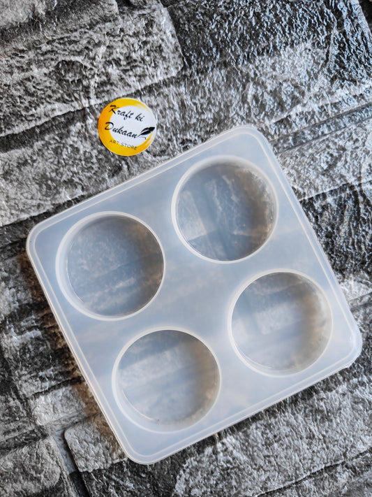 Kraft ki Dukaan clear 4 cavity pop socket mold for making pop socket grips