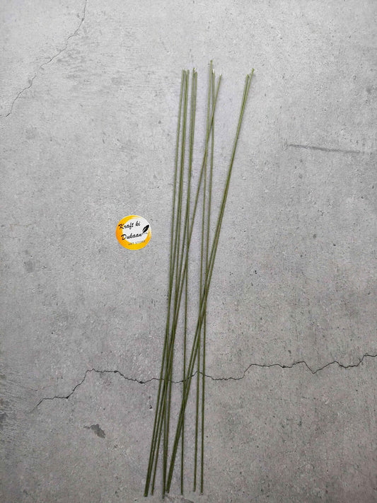 Craft Metal Wire for Art Projects, Green, 6 pieces, ideal for shaping and embellishing crafts