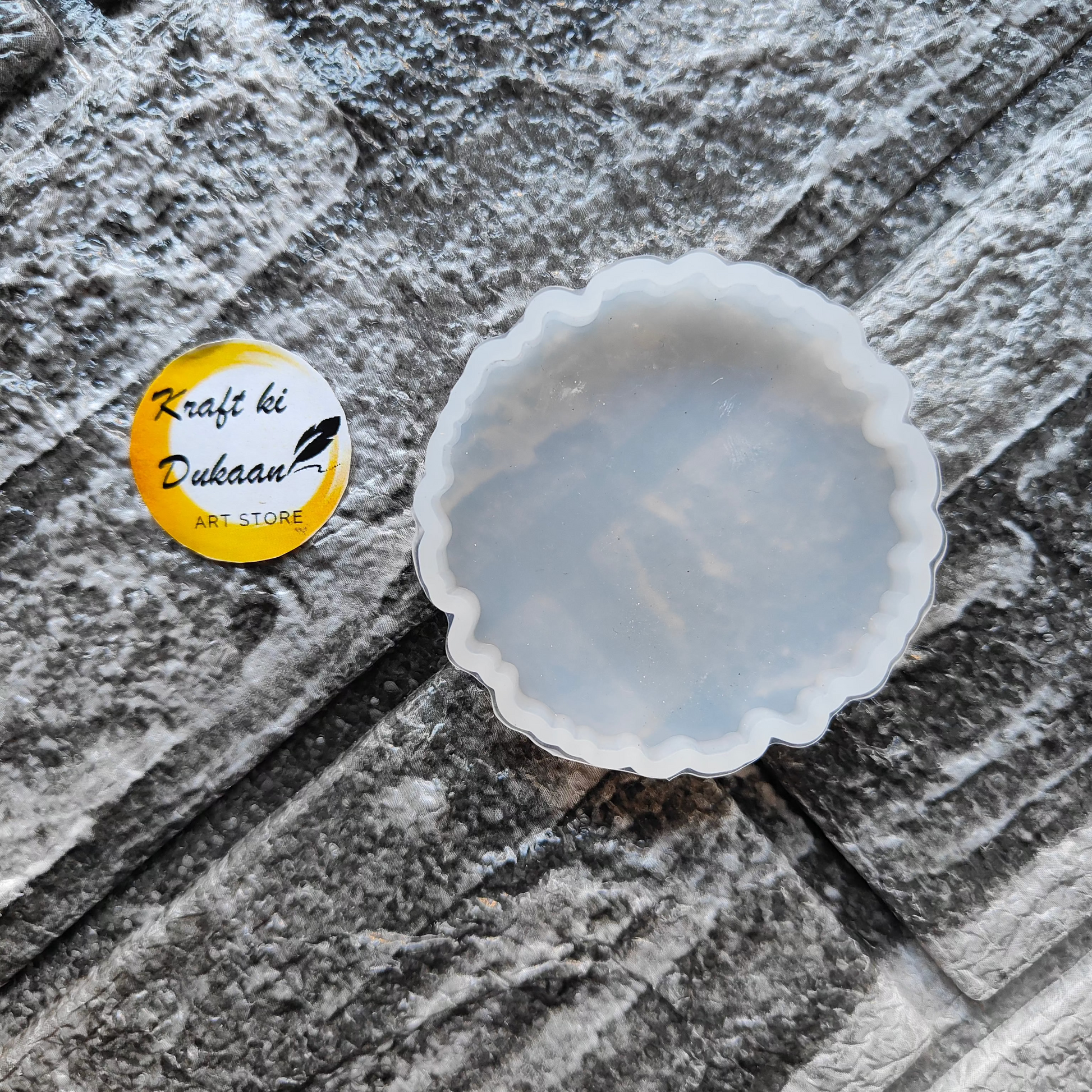 2 inch agate mold crafting by Kraft ki Dukaan, perfect for DIY resin creations