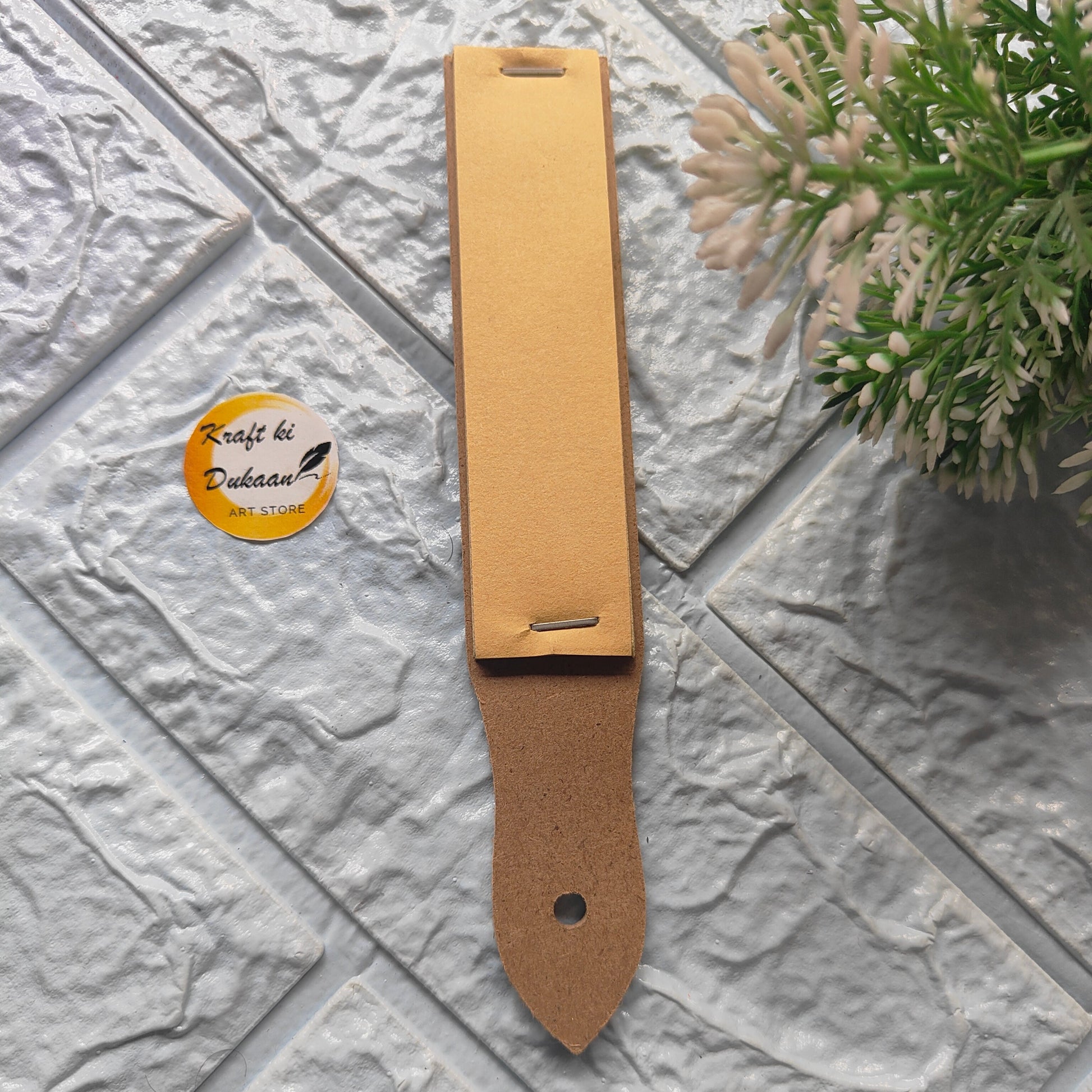 Kraft ki Dukaan crafting sandpaper sharpener with a comfortable grip for precision sanding