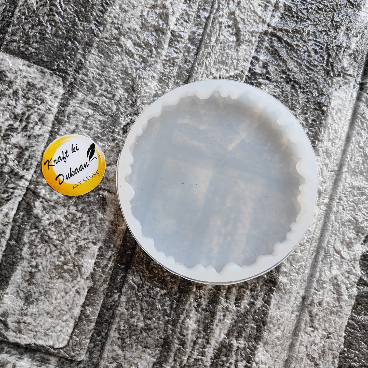 Round 2 inch silicone mold for crafts ideal for DIY projects and resin art