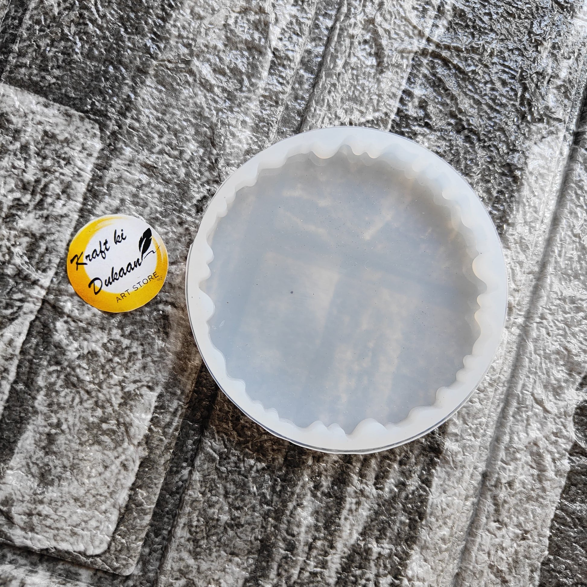 Round 2 inch silicone mold for crafts ideal for DIY projects and resin art