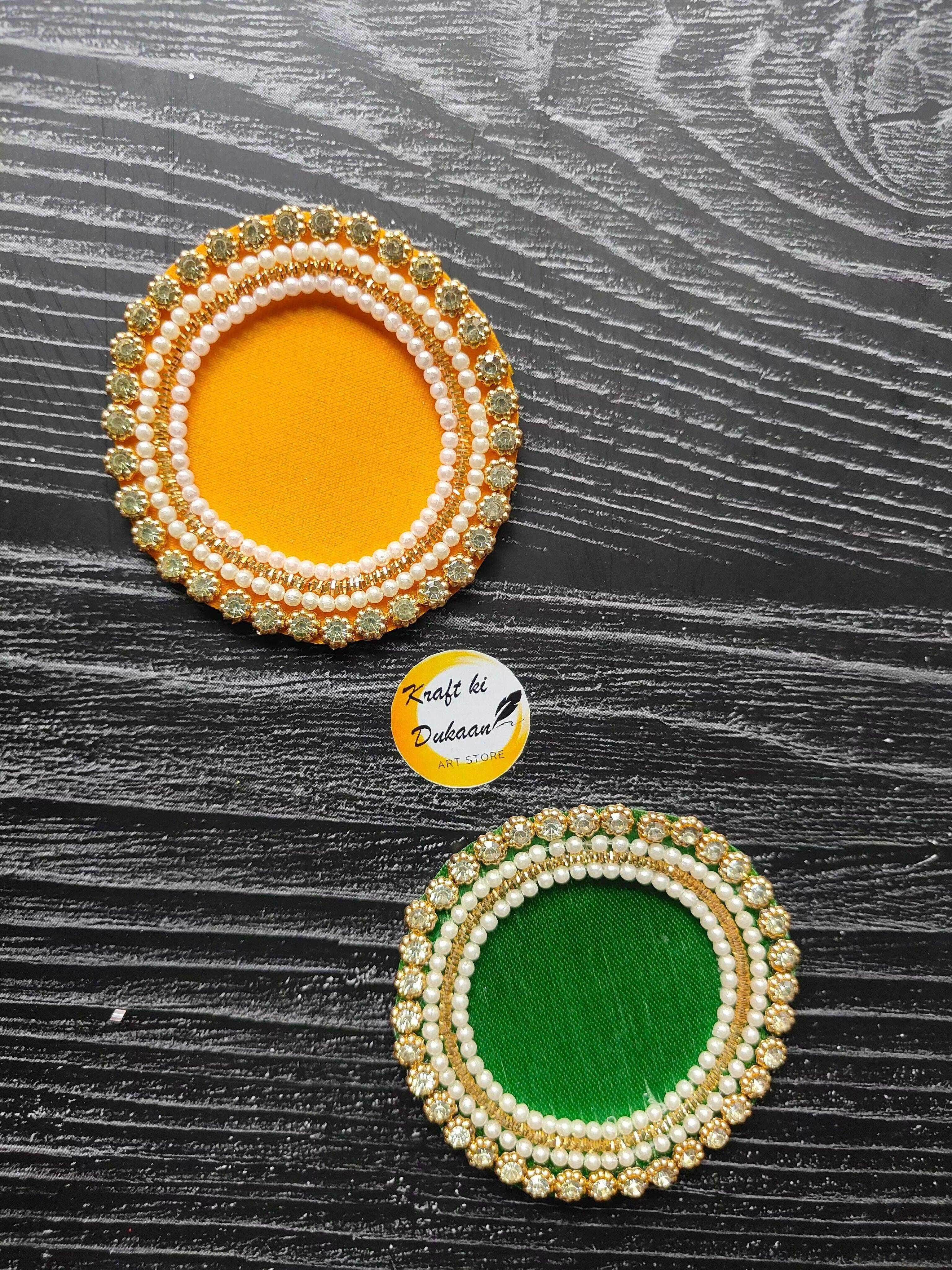 Decorative Beaded Patch for Creative Craft Projects | Kraft ki Dukaan