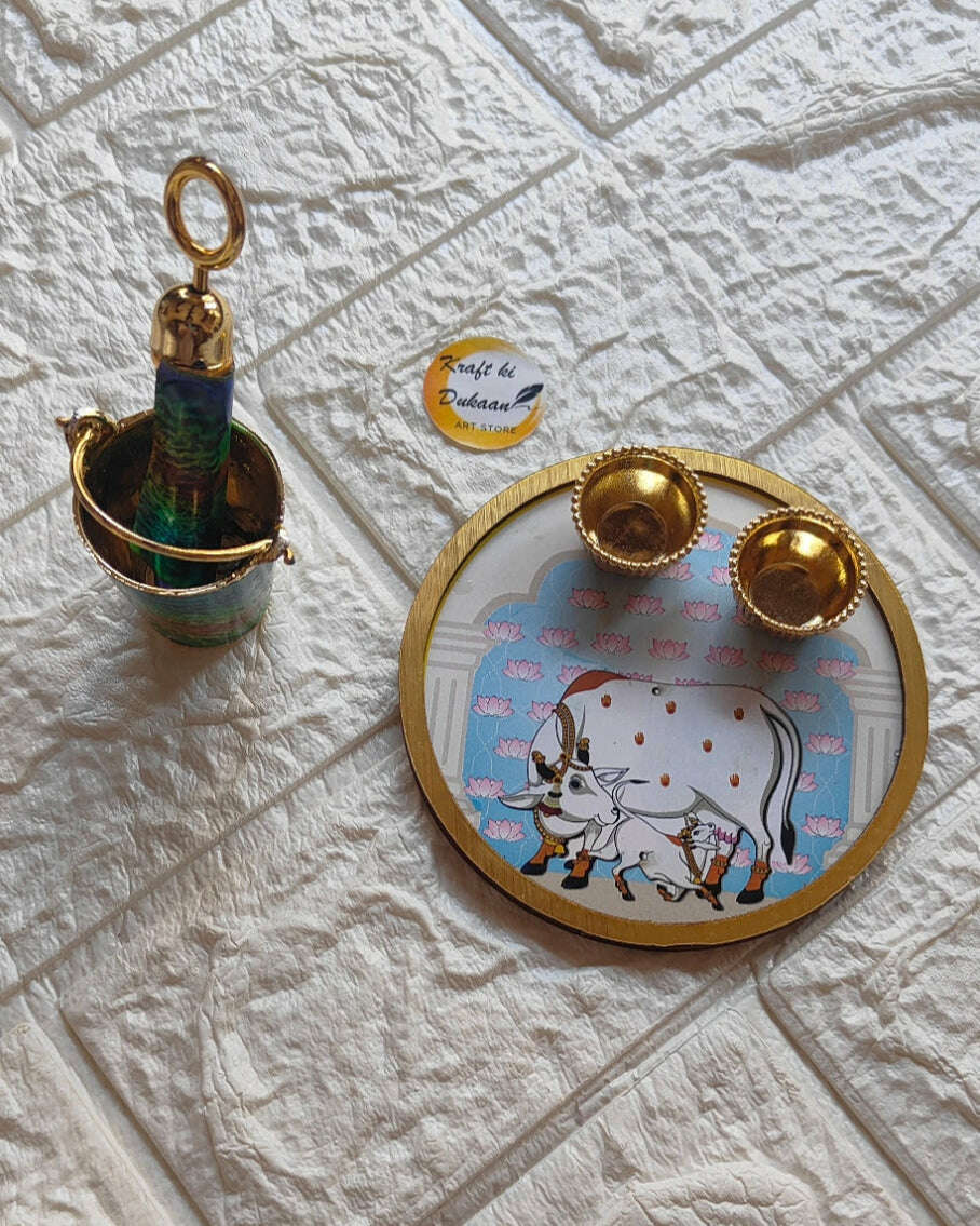 decorative-bucket-and-plate-set-floral-pattern