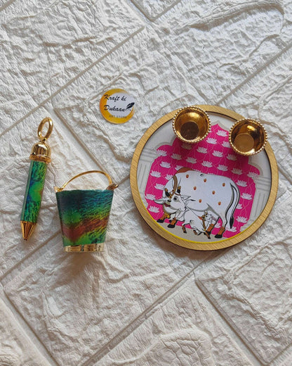 decorative-bucket-and-plate-set-multicolor-pen