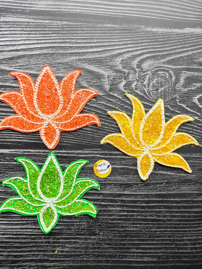 decorative-lotus-patch-multi-colored-beaded-set