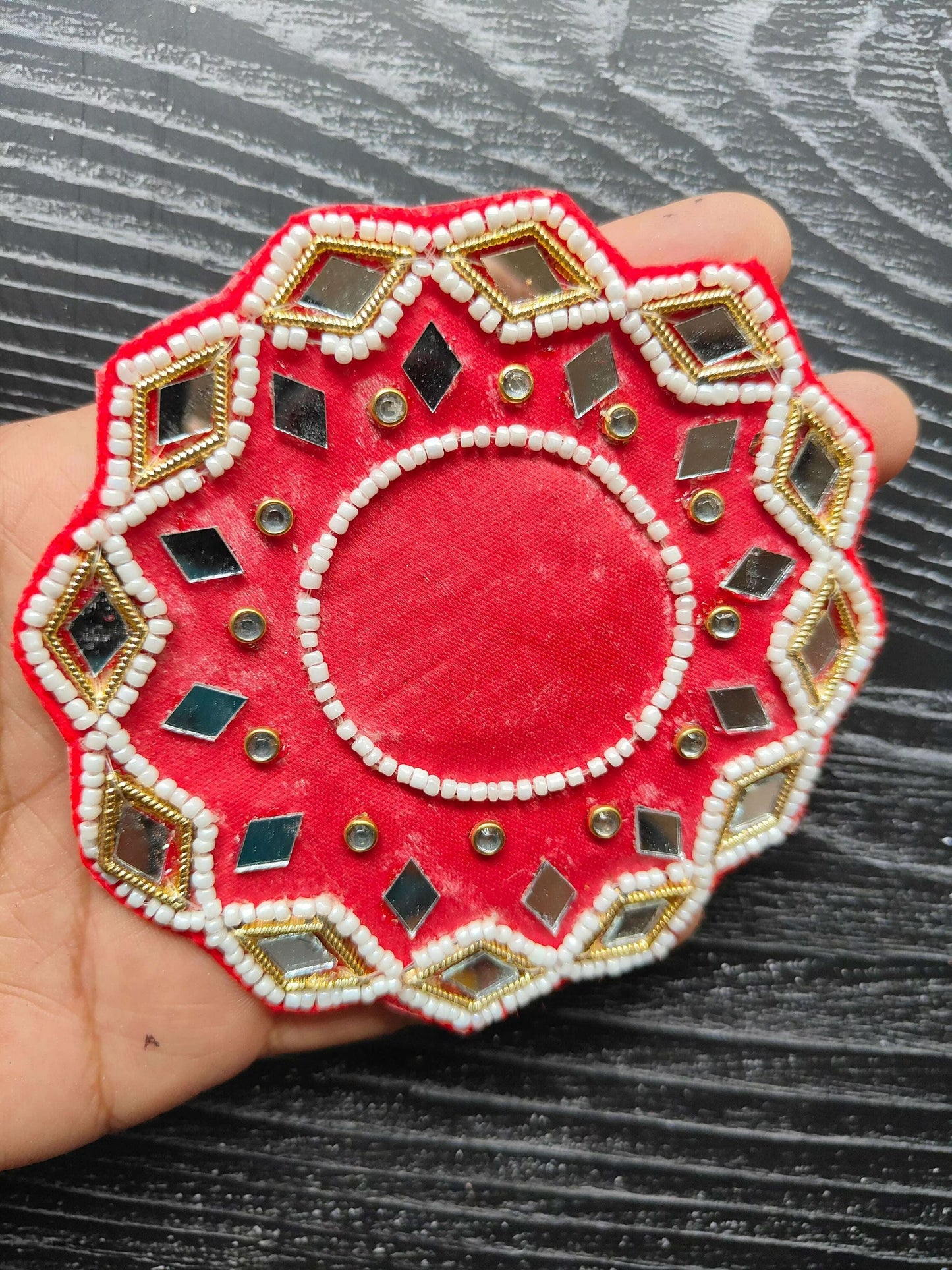 decorative-patch-for-art-and-craft-red-mirror-beaded