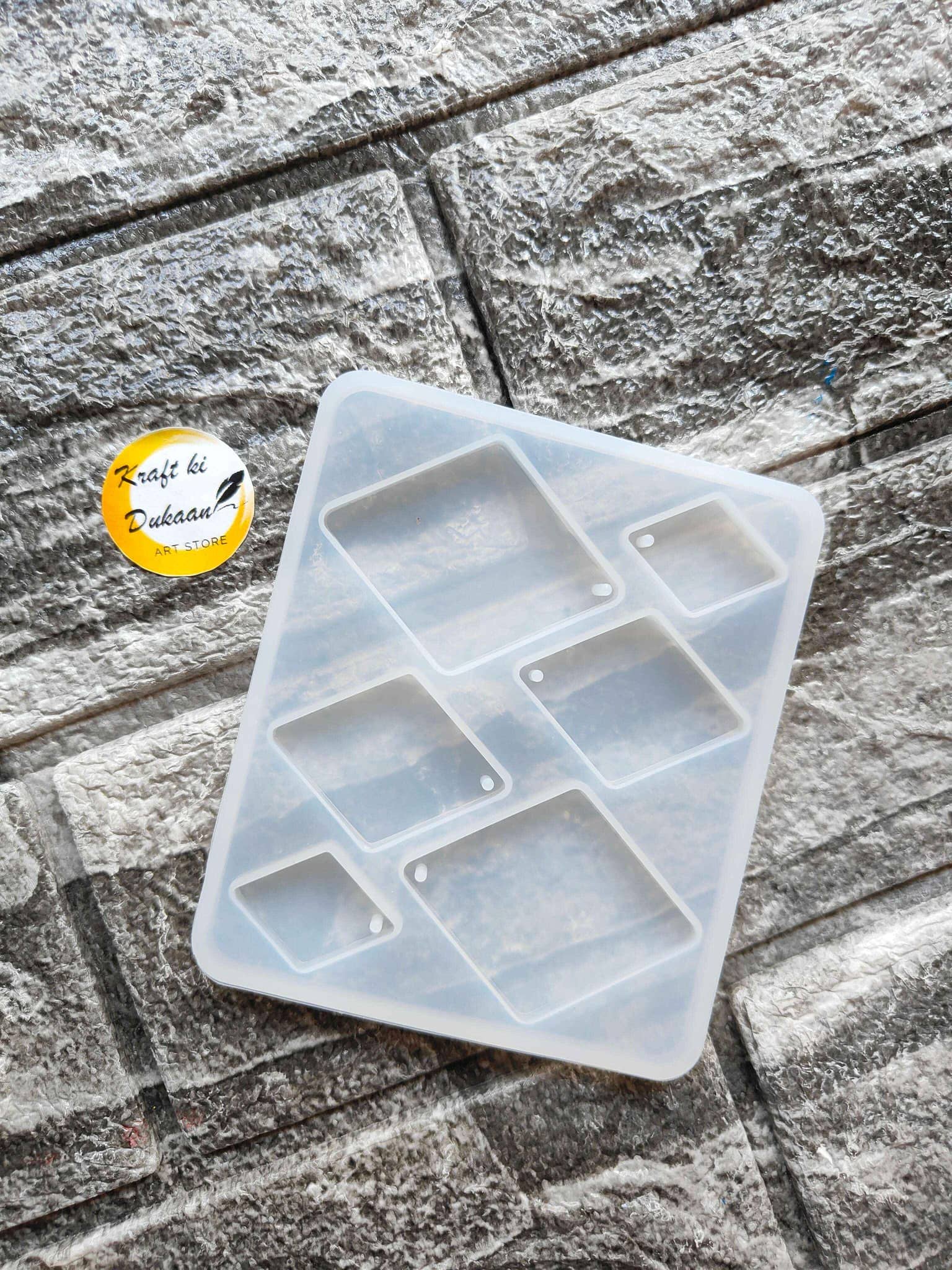 6 Cavity Diamond Shape Mould