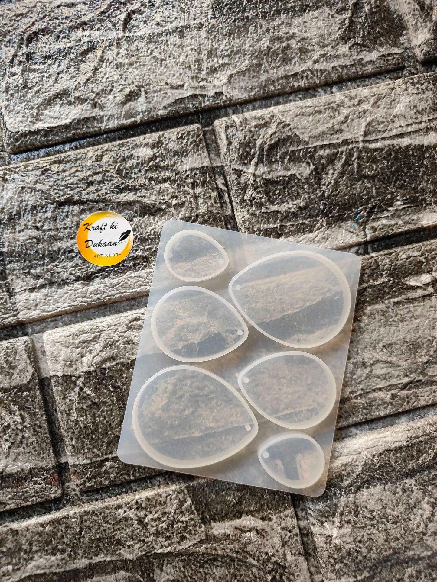 6 Cavity Drop Shape Mould