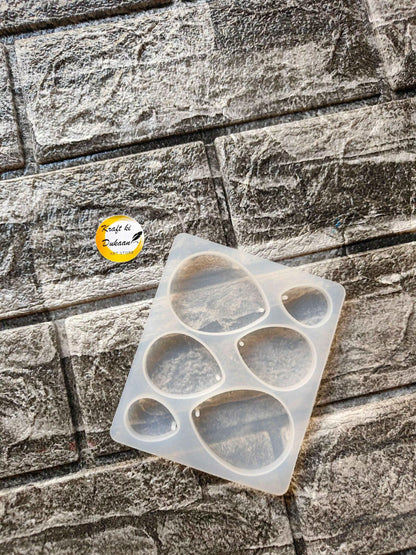6 Cavity Drop Shape Mould