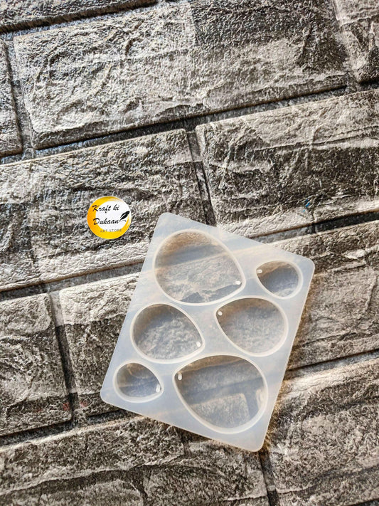 6 Cavity Drop Shape Mould
