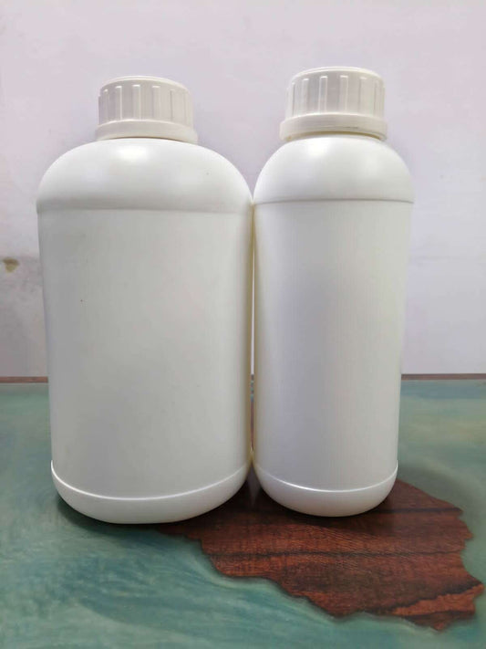 2:1 Epoxy resin and hardener set: two white bottles, 3KG total