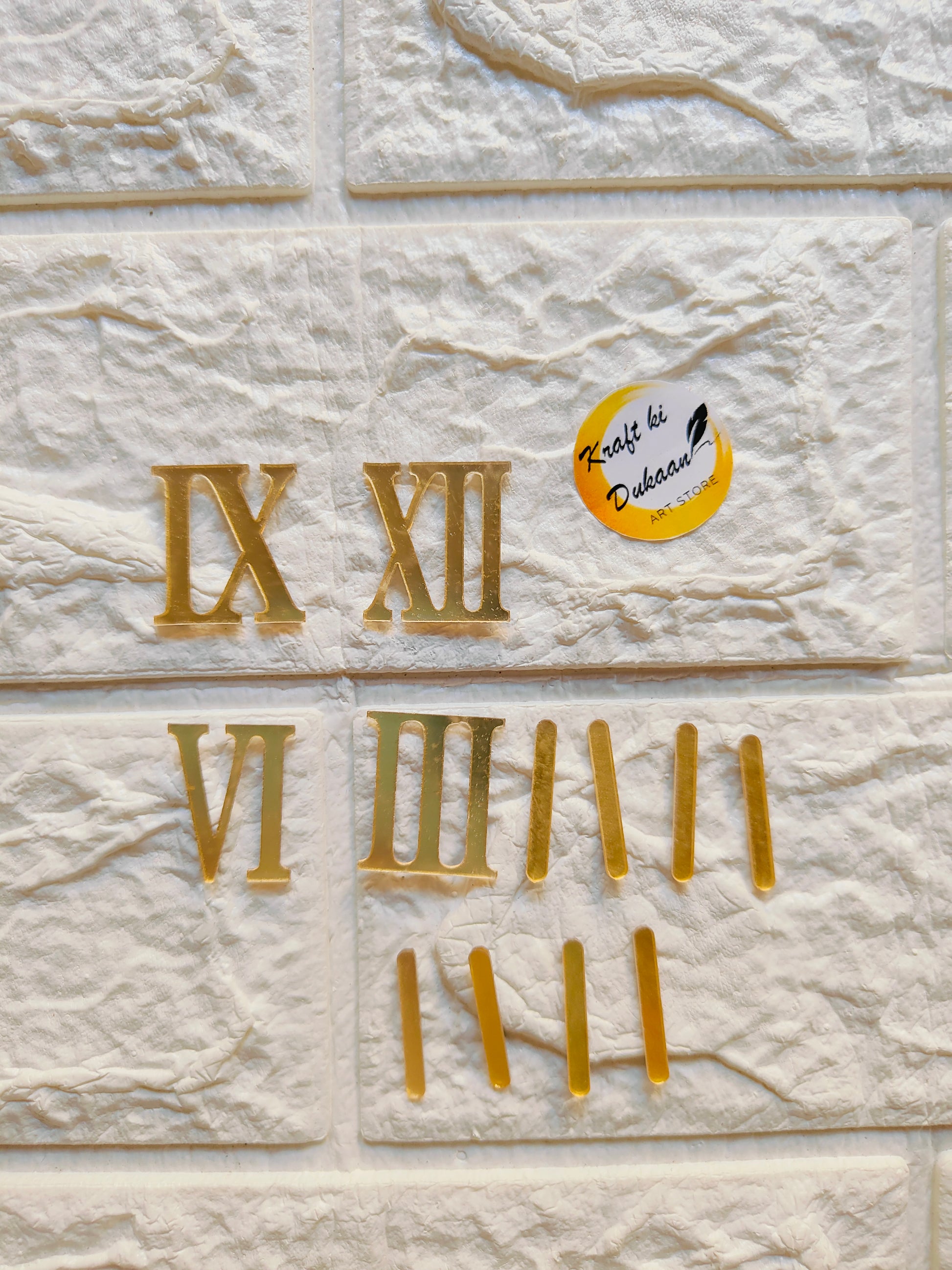 Clock Numbers Set A10 - Kraft ki Dukaan