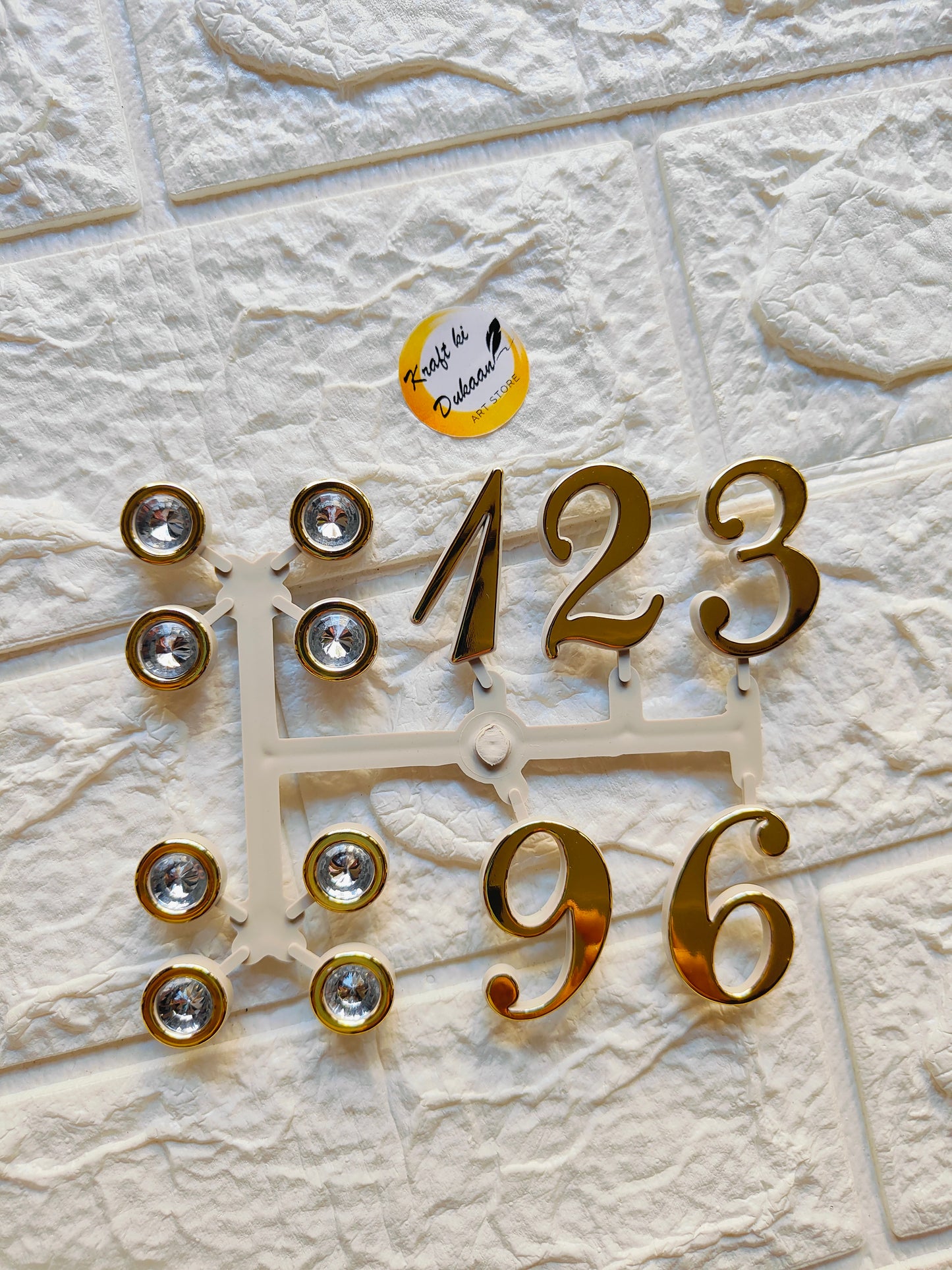 Clock Numbers Set A4 - Kraft ki Dukaan