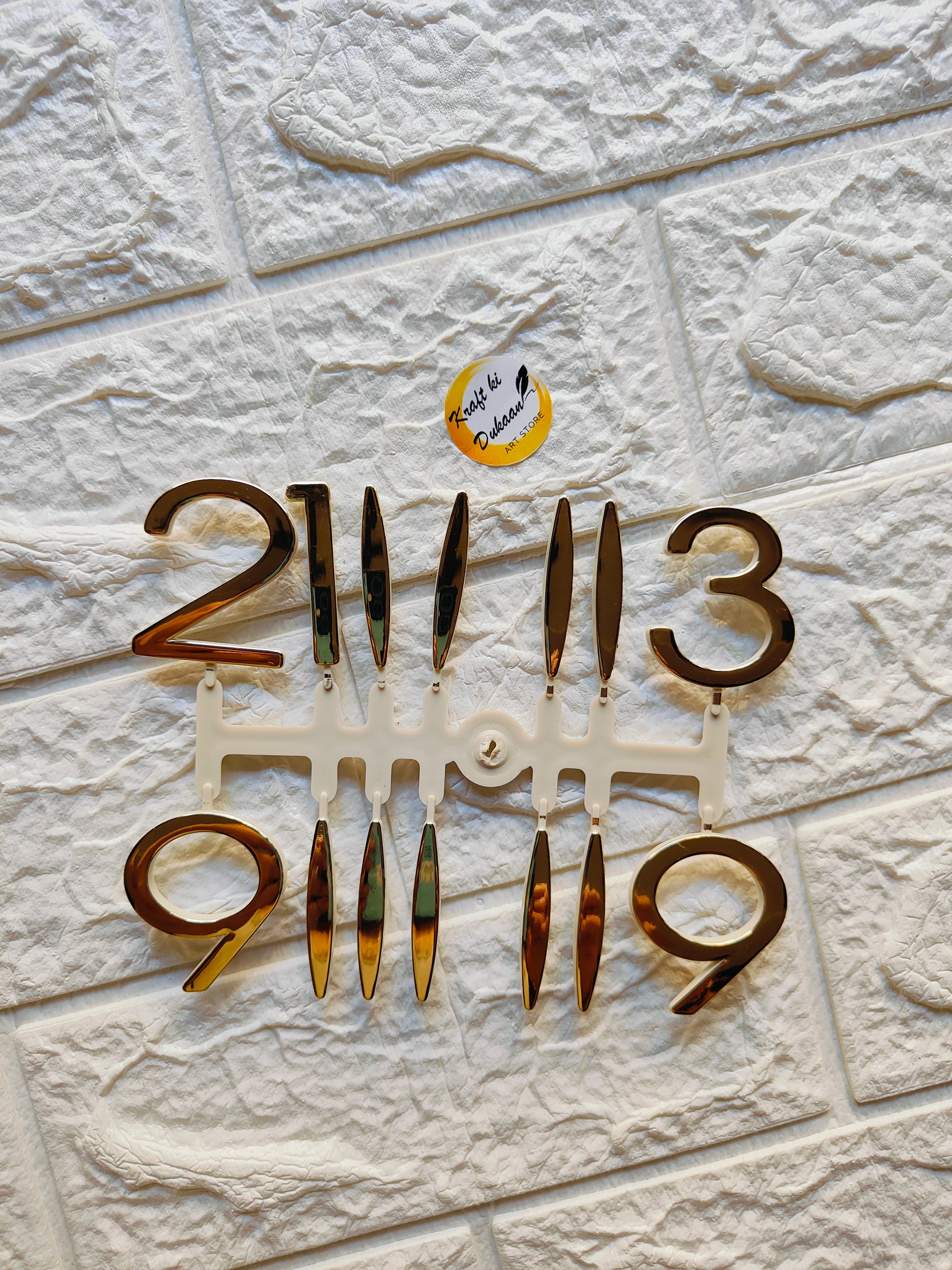 Clock Numbers Set A8 - Kraft ki Dukaan