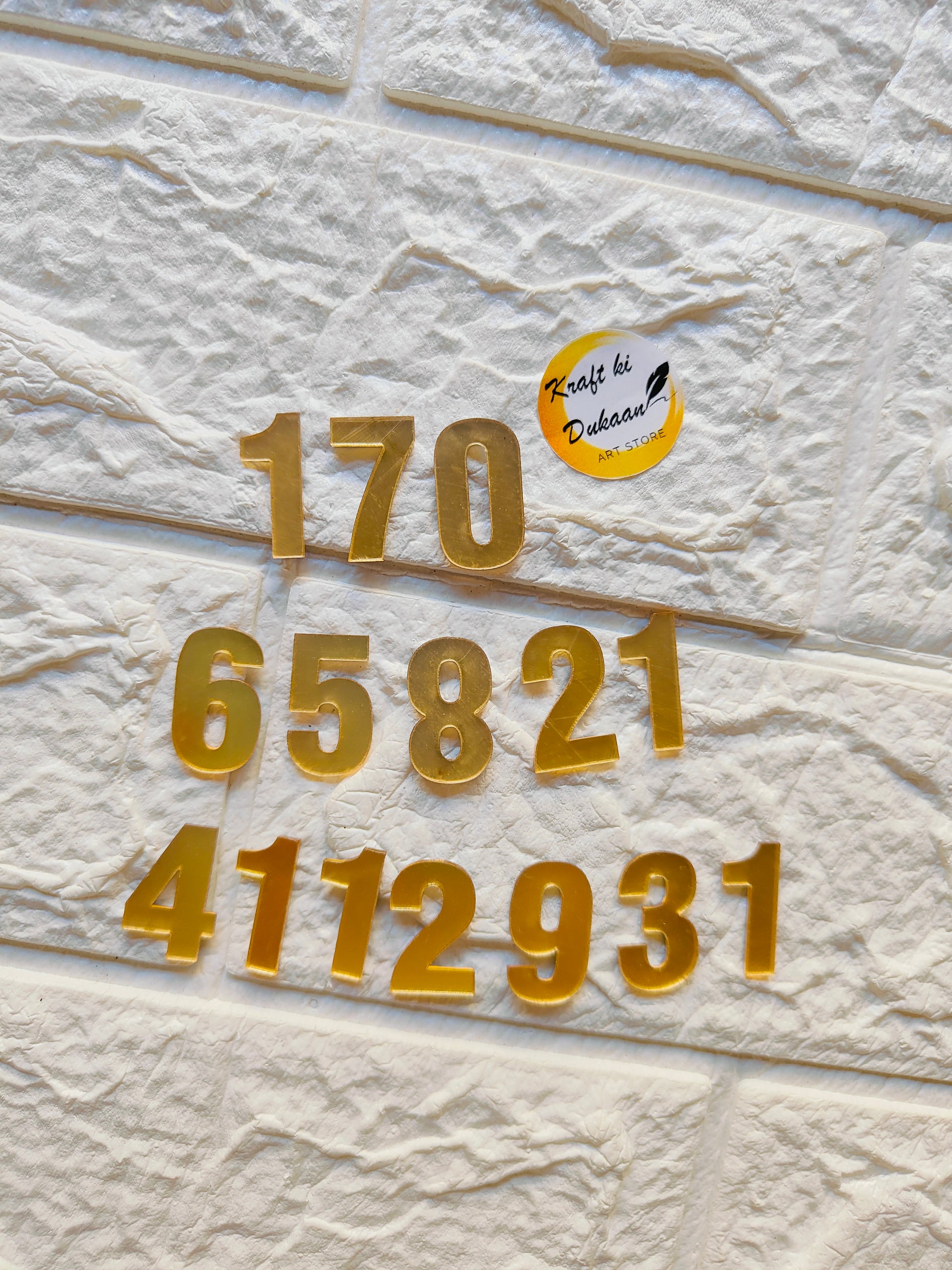 Clock Numbers Set A1 - Kraft ki Dukaan