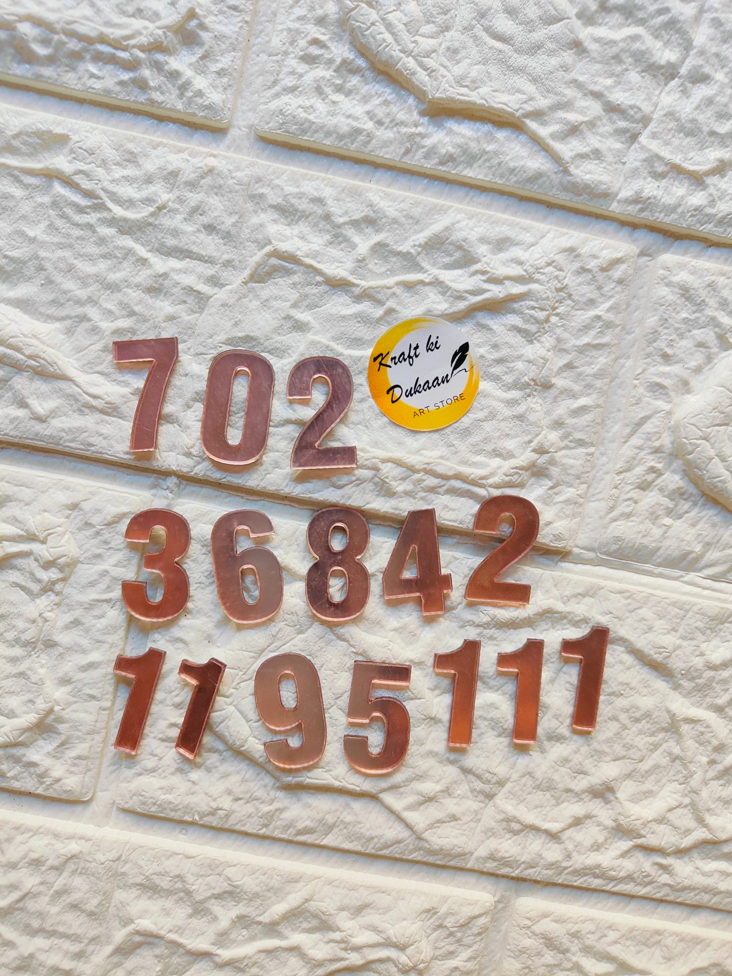 Clock Numbers Set A1 - Kraft ki Dukaan