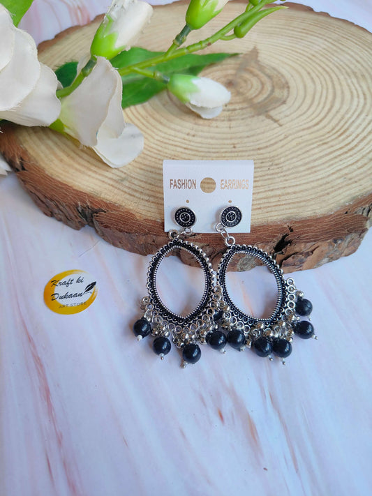 fashion-silver-jhumka-earrings-with-beads-black-beaded-design