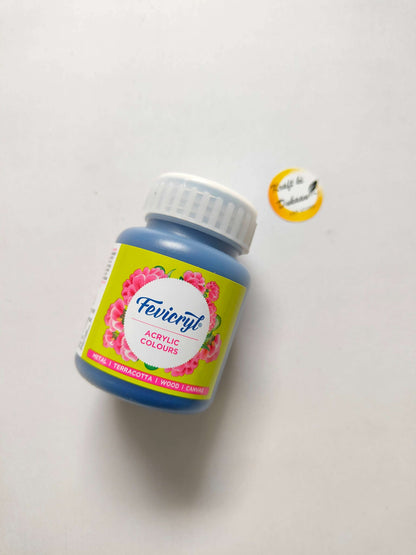 fevicryl-acrylic-color-100ml-pink-flower-design