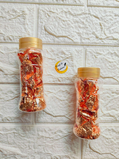 foil-flakes-for-resin-art-orange-glitter-pieces